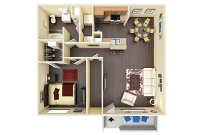 Floorplan Garland (Unit A1)